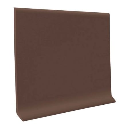 Roppe Vinyl Wall Base 4in x 48in Burnt Umber 40C52P194